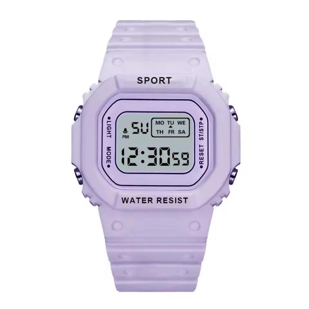 Purple colorful and stylish Digital watch